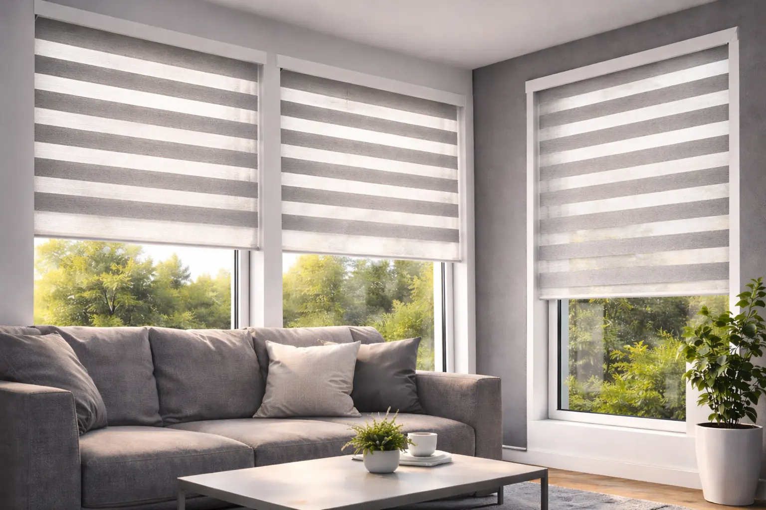 Rolety den a noc regulace světla Praha